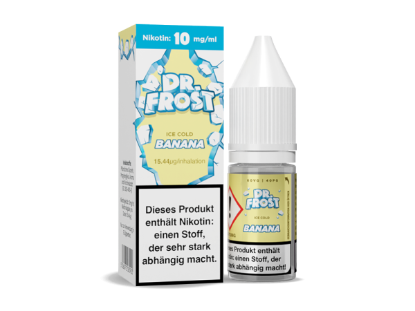 Dr. Frost - Ice Cold - Banana - Nikotinsalz Liquid 20mg/ml