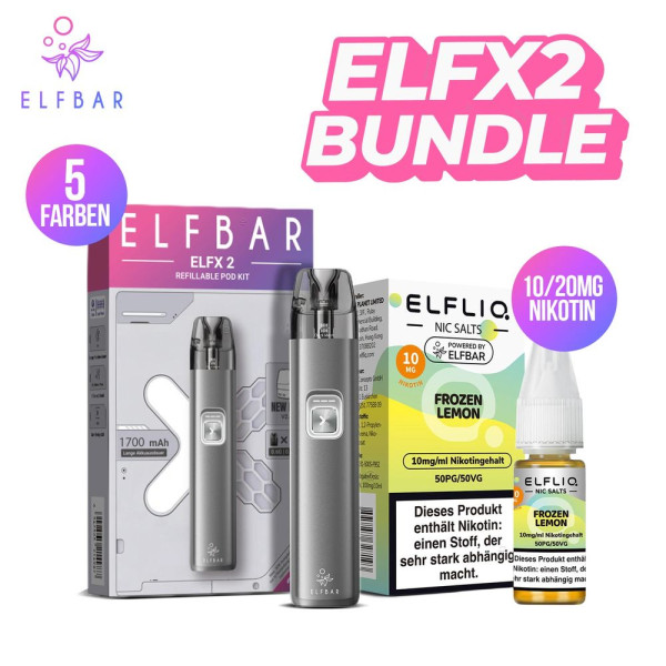 ELFX 2 + Elfbar Elfliq Liquid Bundle
