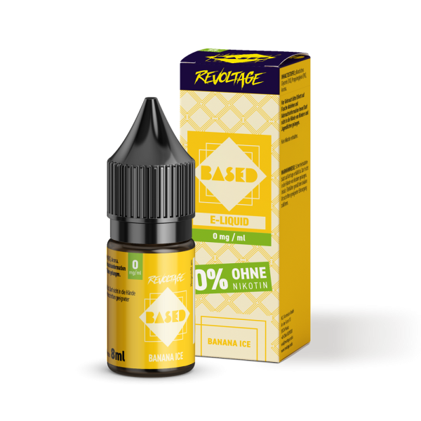 Revoltage BASED Liquid - Banana Ice - 8 ml Nikotinsalz Liquid