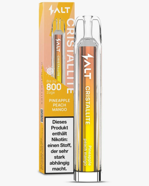 Salt Cristallite Pineapple Peach Mango 20mg/ml Einweg E-Zigarette