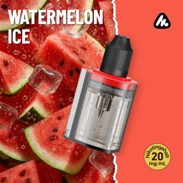 Mevol S Refill Container - Watermelon Ice - 20mg/ml - 10ml