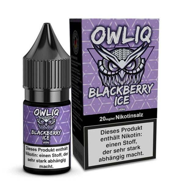 OWLIQ Nikotinsalz Liquid - Blackberry Ice - 10ml