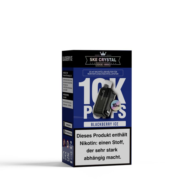 SKE Crystal Edge 10K Blackberry Ice - 10ml Pod