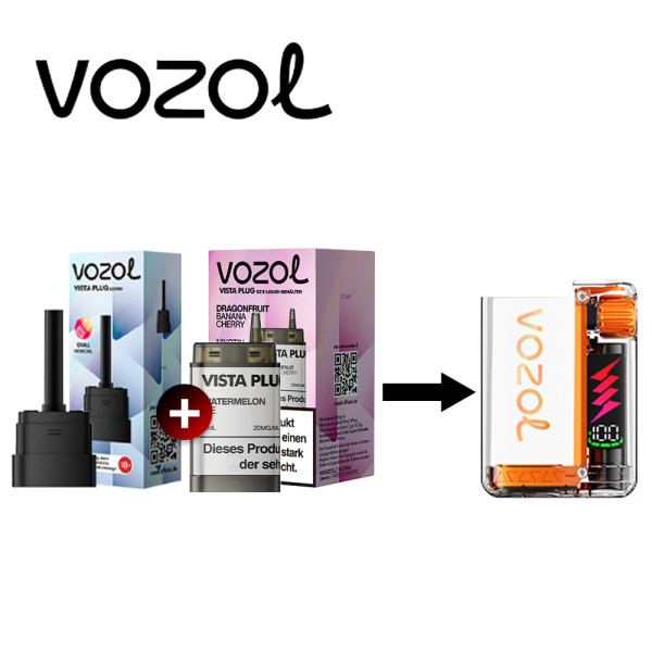 Vozol Vista Plug Ez Dragonfruit Banana Cherry Pod Set