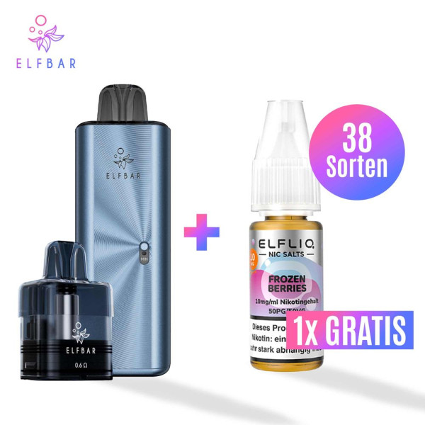 Elfbar ELFX Mega Aktion - Hellblau