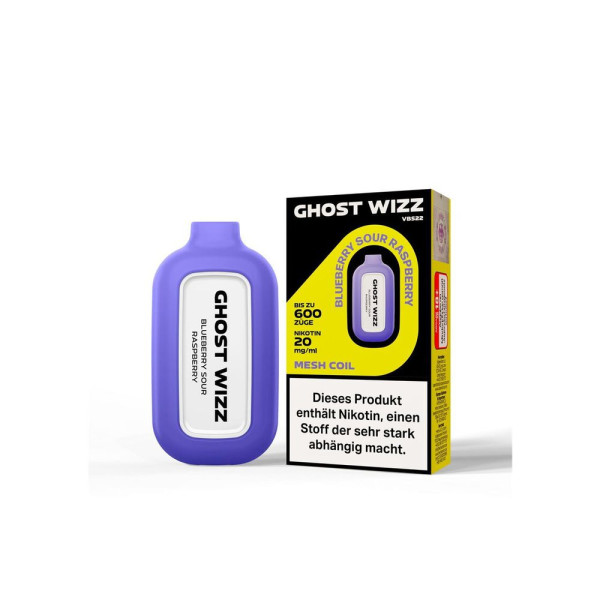 Ghost Wizz - Blueberry Sour Raspberry 20mg/ml