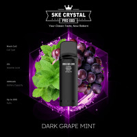 SKE Crystal Pro 800 - Dark Grape Mint - 20mg Nikotingehalt SKE Crystal Pro 800 - Dark Grape Mint - 20mg Nikotingehalt