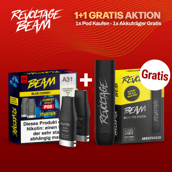 Revoltage Beam Pod + 1 Akkuträger Gratis Aktion