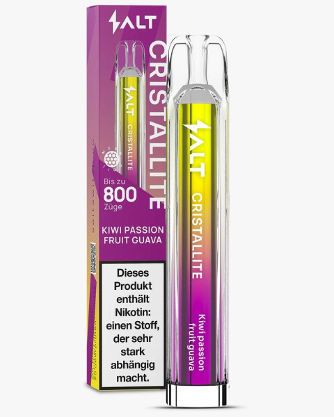 Salt Cristallite Kiwi Passion Fruit Guava 20mg/ml Einweg E-Zigarette