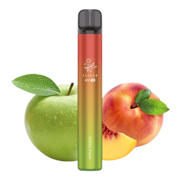 ELFBAR 600 V2 Apple Peach 20mg Nikotin