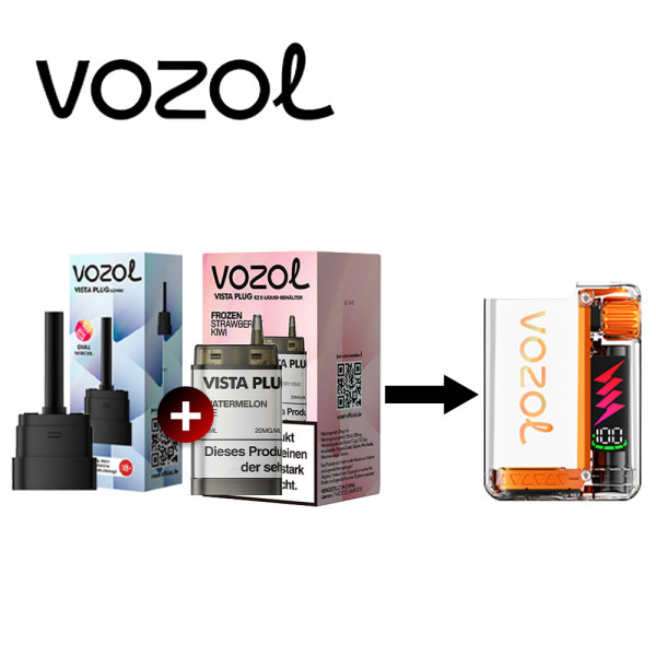 Vozol Vista Plug Ez Frozen Strawberry Kiwi Pod Set
