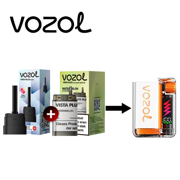 Vozol Vista Plug Ez Watermelon Lychee Ice Pod Set