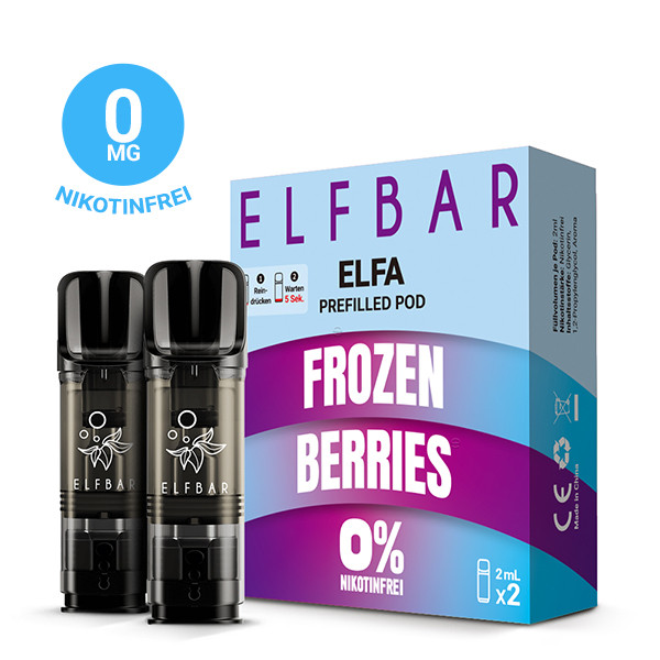 ELFBAR ELFA Frozen Berries 0mg Nikotin 2er Pack