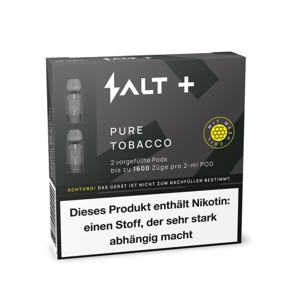SALT Plus Pods Pure Tobacco 20mg/ml
